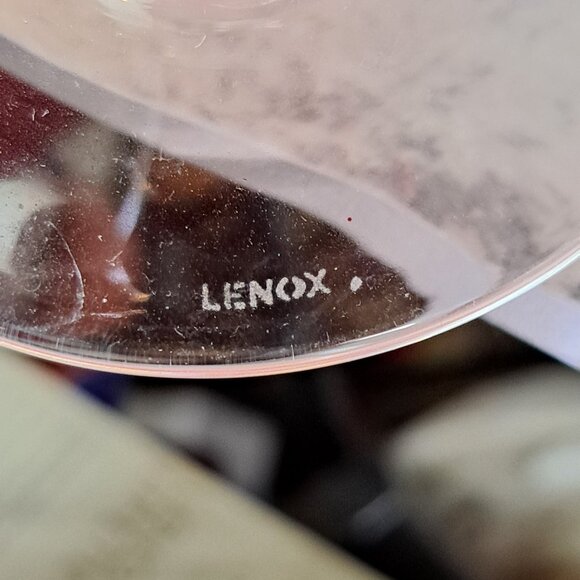 Lenox Holiday Gems Ruby Red Balloon Cup Large Crystal Wine Glasses - Set of 4 - Picture 8 of 14